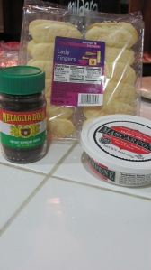 Tiramisu cheesecake ingredients